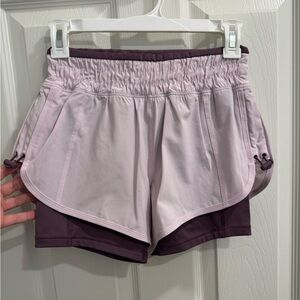 Women's Two-Tone Athletic Shorts